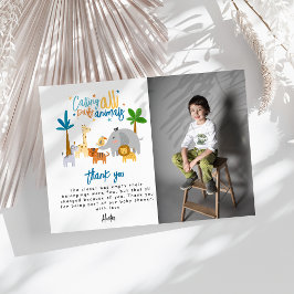 すべてのパーティー動物の誕生日パーティーに電話する サンキューカード