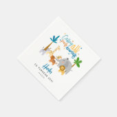 すべてのパーティー動物の誕生日パーティーに電話する スタンダードカクテルナプキン (角)