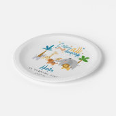 すべてのパーティー動物の誕生日パーティーに電話する ペーパープレート (アングル)