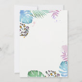 すべてのパーティー動物を呼び出すコアラ誕生日の呼び出し 招待状 (裏面)