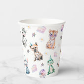 すべてのパーティー動物を呼び出すサファイリをテーマにした誕生日 紙コップ (正面)