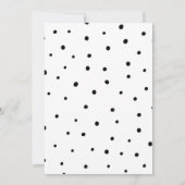 すべてのパーティー動物を呼び出すサファリ誕生日 招待状 (裏面)