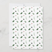 すべてのパーティー動物を呼び出すサファリ誕生日 招待状 (裏面)