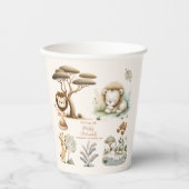 すべてのパーティー動物を呼び出すサファリ誕生日 紙コップ (正面)