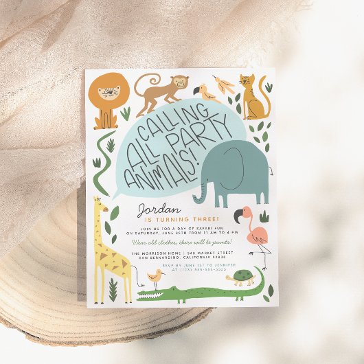 すべてのパーティー動物を呼び出す予算 |誕生日パーティー