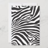 すべてのパーティー動物を呼び出す野生の少年誕生日 招待状 (裏面)