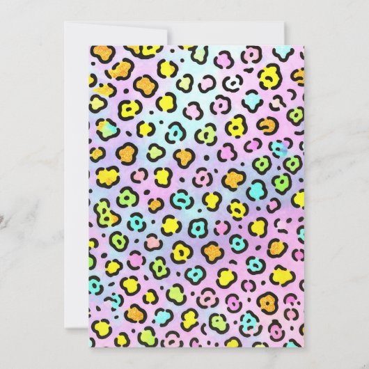 すべてのパーティー動物を呼び出す – ジャングルサファリ誕生日 招待状 (裏面)