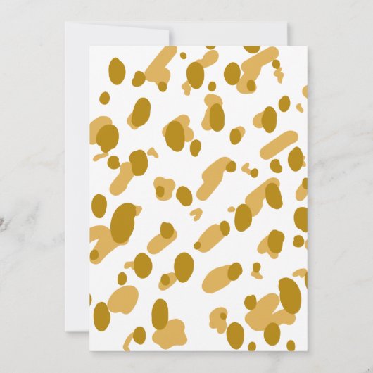 すべてのパーティー動物を呼ぶ！ライオンサファリ誕生日 招待状 (裏面)