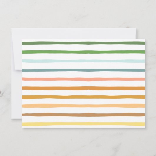 すべてのパーティー動物を呼ぶ！ |写真モダン誕生日 招待状 (裏面)