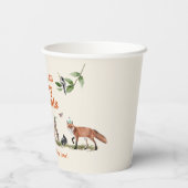 すべてのパーティー動物ウッドランド誕生日 紙コップ (裏面)