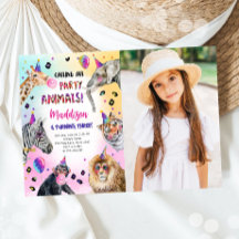 すべてのパーティー動物ガールサファリ誕生日