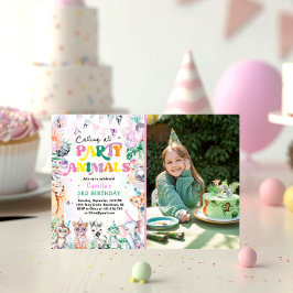 すべてのパーティー動物サファリジャングル誕生日 招待状