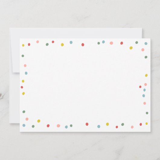 すべてのパーティー動物サファリボーイガール誕生日 招待状 (裏面)