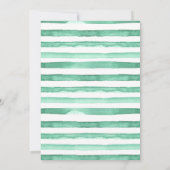 すべてのパーティー動物サファリ誕生日 招待状 (裏面)