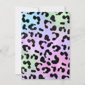 すべてのパーティー動物ジャングルサファリ誕生日 サンキューカード (裏面)