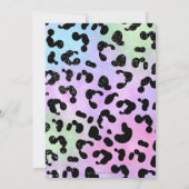 すべてのパーティー動物ジャングルサファリ誕生日 招待状 (裏面)