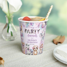 すべてのパーティー動物ジャングルサファリ誕生日 紙コップ