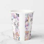 すべてのパーティー動物ジャングルサファリ誕生日 紙コップ (右)