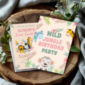 すべてのパーティー動物誕生日を呼び出す, 1歳の誕生日 招待状