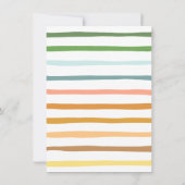 すべてのパーティー動物 | Safariモダン誕生日 招待状 (裏面)