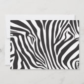 すべてのパーティー好きな人たちへ!野生の動物園の女の子の誕生日 招待状 (裏面)