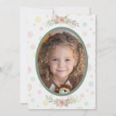 すべてのパーティー好きな動物たちよ サファリ誕生日写真 招待状 (裏面)