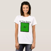 すべてのビールのアルゴン元素Pun Tシャツ (正面フル)
