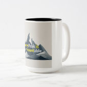 すべてのピークは克服できる ツートーンマグカップ (正面右)