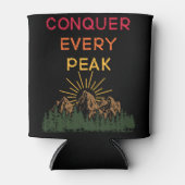 すべてのピークハイキングマントラを征服 缶クーラー (正面)