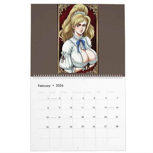 すべてのファイアメイデンズ カレンダー (2月 2026)