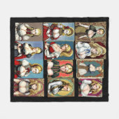 すべてのファイアメイデンズ フリースブランケット (正面(横))