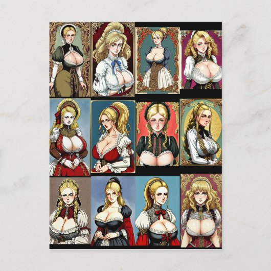 すべてのファイアメイデンズ ポストカード (正面)