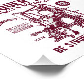 すべてのフィットネスを征服する毎日強くする フォトプリント            (角)