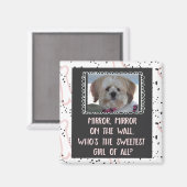 すべてのフォトマグネットのカスタム恋人の少女 マグネット (正面/裏面)