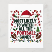 すべてのフットボールの試合を醜く見る可能性が最も高い (正面)