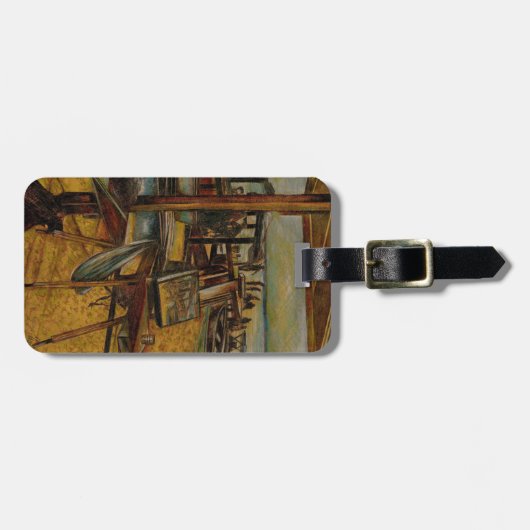 すべてのフ素晴らしァイルは1つのブ絵画ラシストロークで始まります ラゲッジタグ (正面横)