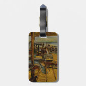 すべてのフ素晴らしァイルは1つのブ絵画ラシストロークで始まります ラゲッジタグ (裏面縦)