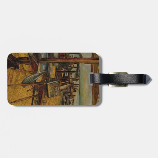 すべてのフ素晴らしァイルは1つのブ絵画ラシストロークで始まります ラゲッジタグ (裏面横)