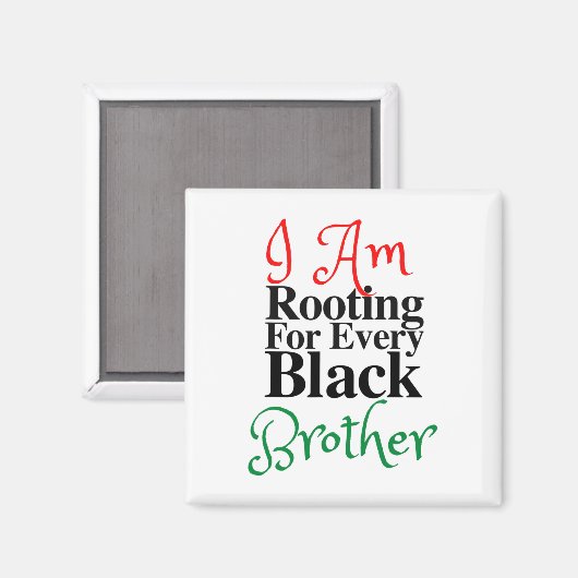 すべてのブラックブラザーメラニンLoveママDaの発根 マグネット (正面/裏面)