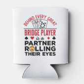 すべてのブリッジ素晴らしプレーヤーのおもしろいことわざ 缶クーラー (裏面)