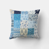 すべてのブルーチートキルトパターン2025 クッション (裏面)