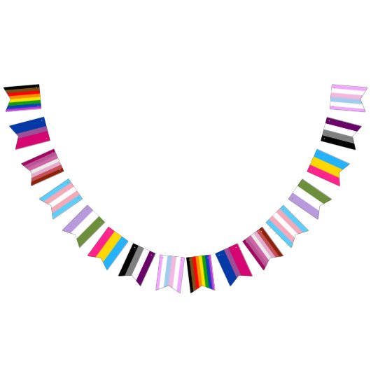 すべてのプライドフラグ バンティングフラッグ (全)