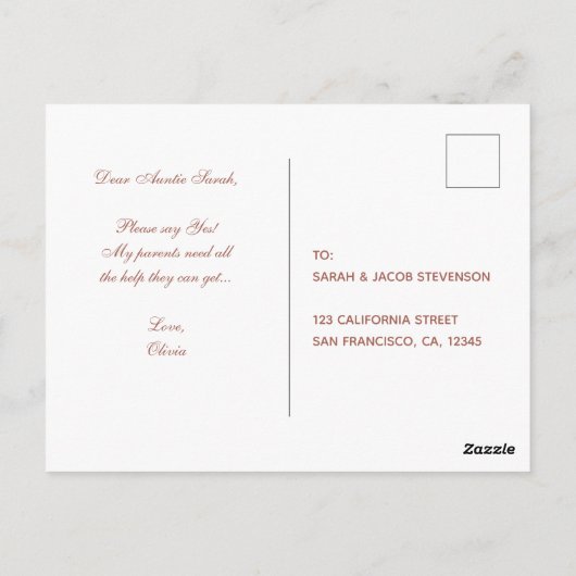 すべてのプリンセスが妖精の女神バラ金ゴールドを必要とする ポストカード (裏面)