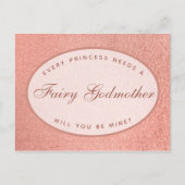 すべてのプリンセスが妖精の女神バラ金ゴールドを必要とする ポストカード (正面)