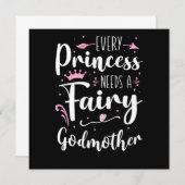 すべてのプリンセスは妖精の女神を必要とする 招待状 (正面/裏面)