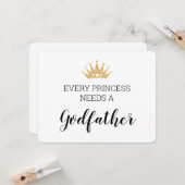 すべてのプリンセスは神の《キリスト教》洗礼式や命名式を必要とする カード (正面/裏面インサイチュ)