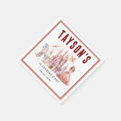 すべてのプリンセスマジカルキャッスルを呼び出す8誕生日 スタンダードカクテルナプキン (角)