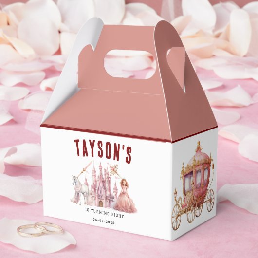 すべてのプリンセスマジカルキャッスルを呼び出す8誕生日 フェイバーボックス (ウェディング)