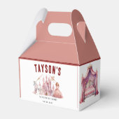 すべてのプリンセスマジカルキャッスルを呼び出す8誕生日 フェイバーボックス (裏面サイド)