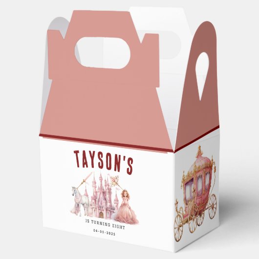 すべてのプリンセスマジカルキャッスルを呼び出す8誕生日 フェイバーボックス (オープン)